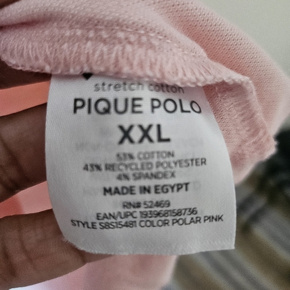 Bundle Of Two Pique Polo Member Mark Shirts Size XXL. - Picture 5 of 12